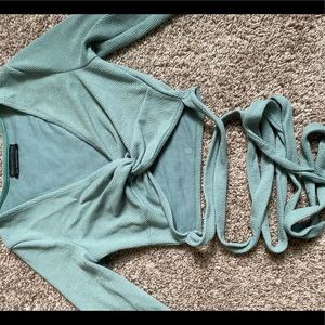 Urban Outfitters Cross tie crop top